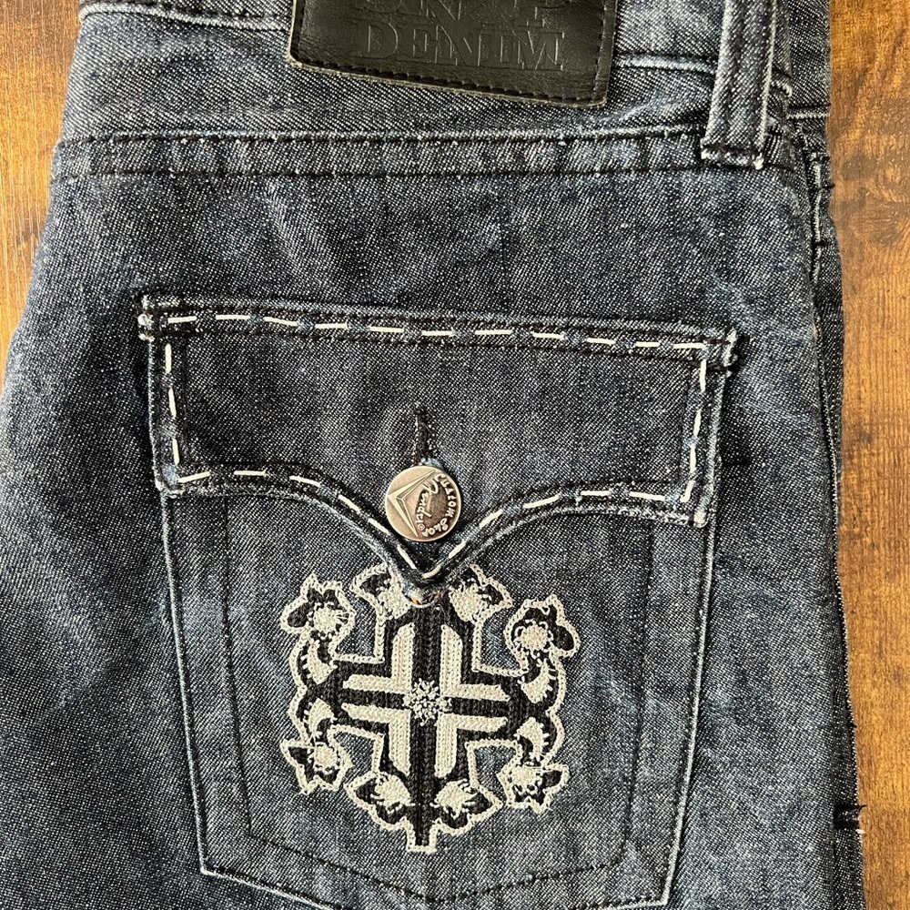Men’s Fender size 29 blue/grey/black jeans. - Picture 8 of 15